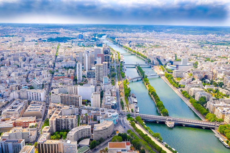 エッフェル塔からの景色