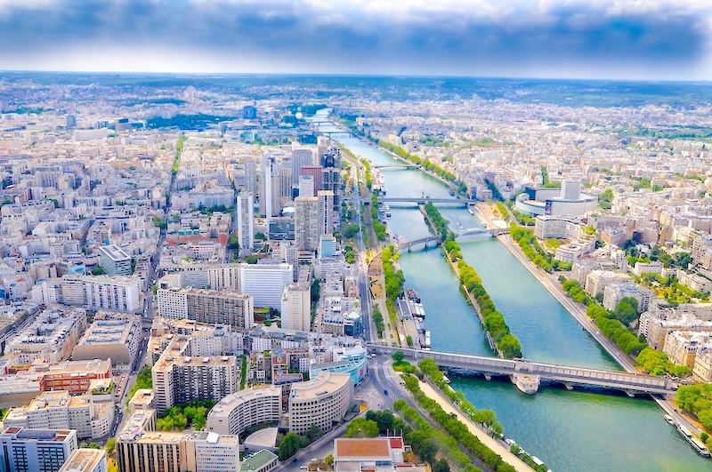 エッフェル塔展望台からの景色