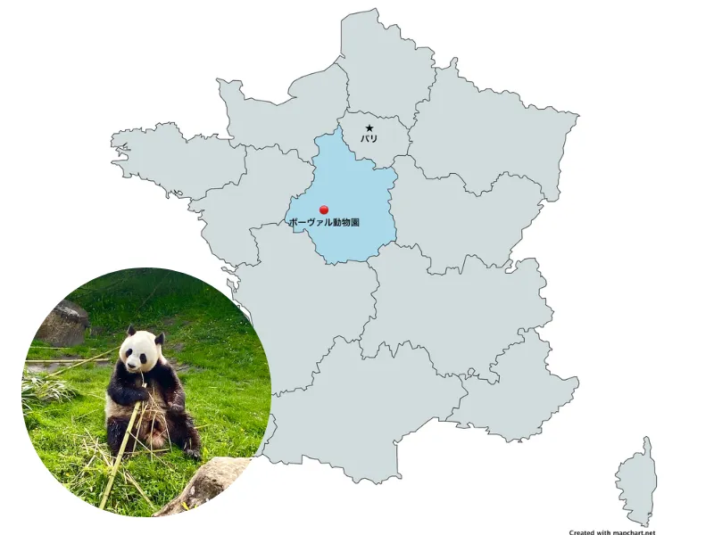 ボーヴァル動物園のMAP