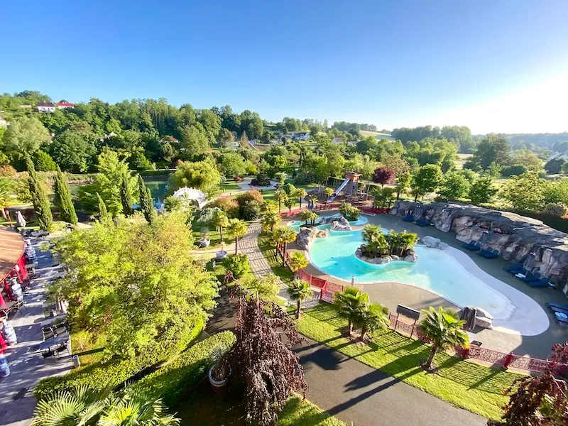 Pool and garden views