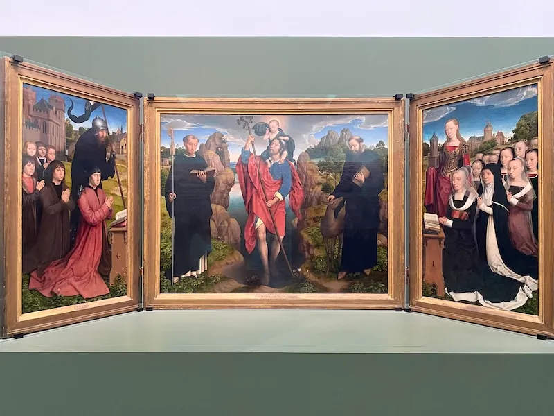 ハンス・メムリンクの《モーレル三連祭壇画》