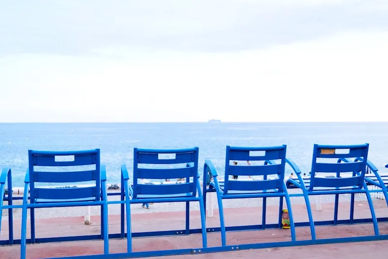 ニースの海岸